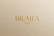 Biumla - Gold Wordmark with Ornamental Accent