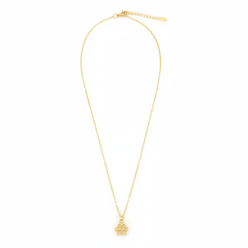 Improved image 0 - gold charm necklace on clean white background
